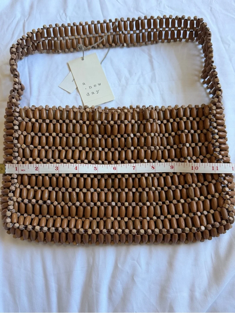 a new day Tan Beaded Shoulder Bag - Picture 3 of 8